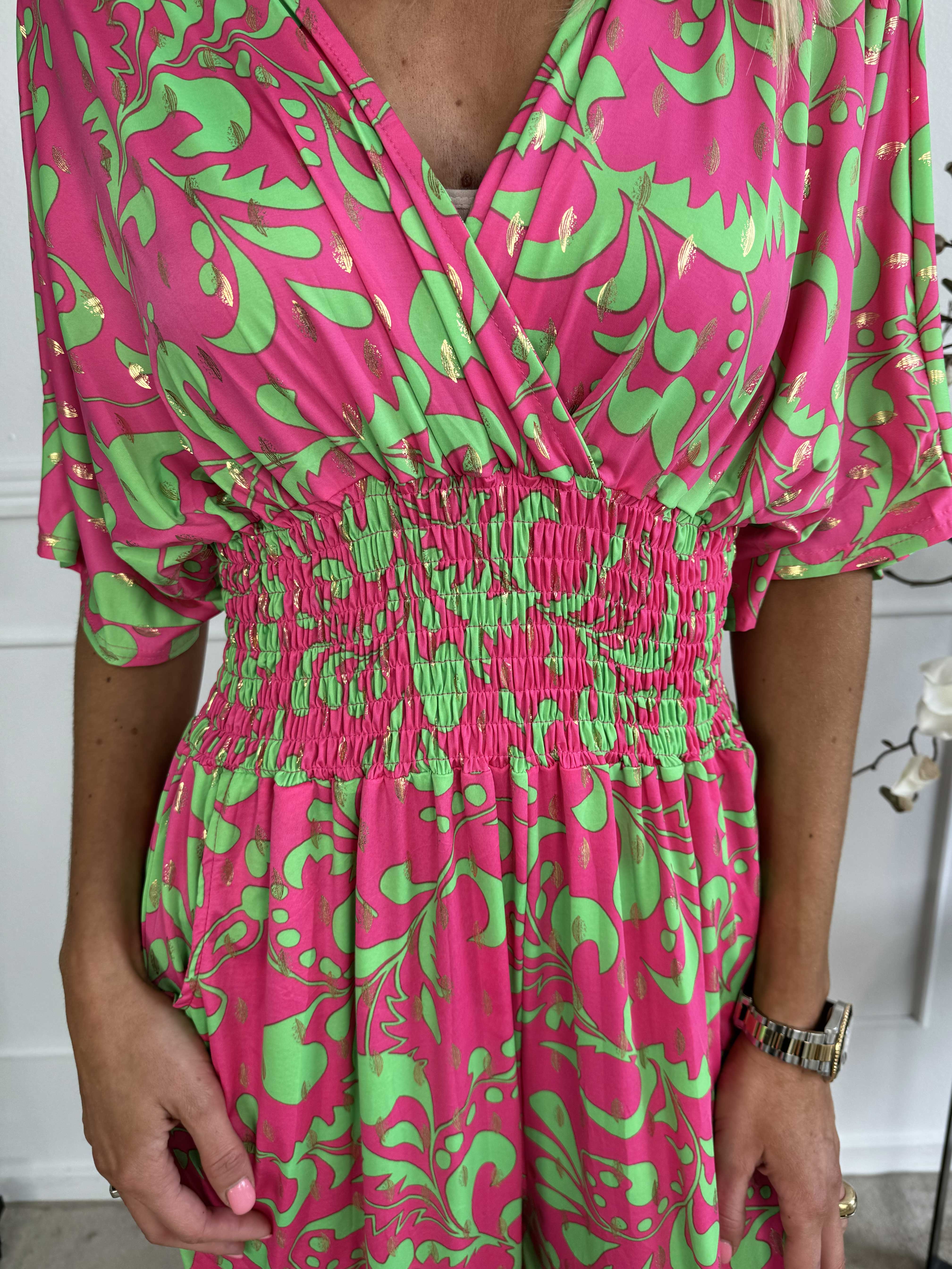 Pams Magic Jumpsuit O/B - Elastisk mønstret buksedragt